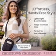 thumbnail image 4 of Kedzie Crosstown Multi-Pocket Crossbody Bag, Navy (Women's), 4 of 7