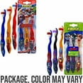 thumbnail image 4 of Marvel Avengers Superheroes Soft Bristle Manual Toothbrush Value Set 3 Count, Kids Friendly Designed Grip, Perfect Gifts for Boys Girls by Firefly (Style May Vary), 4 of 6
