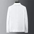 thumbnail image 5 of Vedolay Men's Blazers Outwear Clothes Long Sleeve Career formal Long Coat White,2XL, 5 of 5