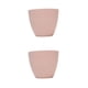 thumbnail image 3 of Cateissary Macetas ligeras y portátiles para bonsái y accesorios para bonsái para espacios pequeños plantas suculentas de plástico rosa rosa cereza 17CM 2Conjunto, 3 of 6