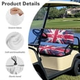 thumbnail image 6 of HUIACONG The Image of the British Flag Golf Cart Seat Covers 2 Pack Breathable for Club Car Golf Cart 2 Passengers Front Seat, Fashion Accessories Soft Golf Cart Front Seat Cover All Weather, 6 of 7