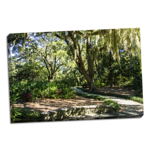 Gango Home Decor Garden By The Sea by Alan Hausenflock (Ready to Hang); One 36x24in Hand-Stretched Canvas