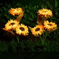 thumbnail image 4 of Lámparas de jardín en el suelo con panel solar con luces para patio trasero Sharpla Luces de estaca de jardín, 4 of 8