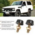 thumbnail image 4 of relayinert 2 Pieces Car Bonnet Adjuster Aluminum Alloy Bump Stop Fixing Replacement Bumper Stopper Automobile Maintenance Part, 4 of 6