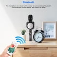 thumbnail image 1 of Mini Haut-Parleur Bluetooth avec Microphone Portable Réglable Portable Sans Fil Réglable Microphone Portable pour Karaoké Discours Fête, 1 of 9
