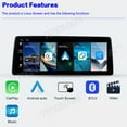 thumbnail image 4 of TPXINXIN Upgrade 12.9 Inch Car Radio Linux For BMW 3 Series（E92）2005-2012 Multimedia Player GPS Navigation Android Auto CarPlay Head Unit, 4 of 14