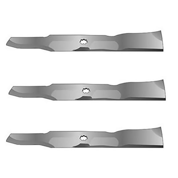 RAParts Set of 3 Lawn Mower Blades To Fits John Deere 54" E180 190C LA150 G110 GX21380