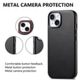 thumbnail image 6 of Allytechgroup for iPhone 15 Protective Case Cover with Magnetic Wireless Charging, Shock-Absorbent PC+TPU & PU Leather Anti-Scratch & Anti-Fingerprint Shockproof for iPhone 15, Black, 6 of 12