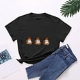 thumbnail image 6 of Godom Plus Size Halloween Shirts for Women Cute Ghost Shirt Fall Graphic Tees Top Pumpkin Short Sleeve Tops, 6 of 6