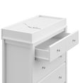 Storkcraft Horizon 3 Drawer Modern Changing Dresser White