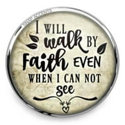SNAPACCENTS Faith Snap Jewelry Ginger Charm Button Fits Custom Necklaces, Bracelets