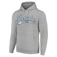 thumbnail image 2 of Men's Starter Heather Gray Florida Panthers Tailsweep Fleece Tri-Blend Pullover Hoodie, 2 of 3