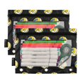 thumbnail image 5 of FORMRS 2 Pack Pencil Pouch for 3 Ring Binder with Clear Window Zipper Pen Case Stationery Organizer, Black Volleyball Pattern, 5 of 6