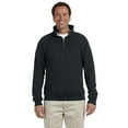 thumbnail image 2 of Jerzees Mens NuBlend Super Sweats Quarter-Zip Cadet Collar Sweatshirt, 3X, 2 of 6