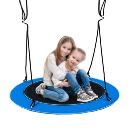 Balancoire Ronde Balançoire Corde D'Escalade Herefun - Disque Avec