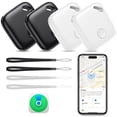 thumbnail image 1 of [Certificaci&oacute;n Apple MFi] 4 Pack Smart Tag Localizador GPS, Smart Tags Rastreador Bluetooth, Compatible con Apple Find My (s&oacute;lo iOS), Adecuado Etiqueta Inteligente para Maletas,, 1 of 6