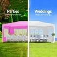 thumbnail image 2 of 10'x20' Wedding Party Canopy Tent Outdoor Gazebo with 6 Removable Sidewalls, 2 of 6