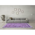 thumbnail image 3 of Ahgly Company Indoor Square Abstract Blue Modern Area Rugs, 8' Square, 3 of 4
