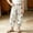 White, variant on Pretxorve Kids Girls Jogger Pants Summer Print Loose Breathable Light Bottoms Sizes 1-13Y