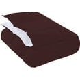 thumbnail image 5 of BedDecor 300 GSM 1Pcs Reversible Solid (Wine, Full/Queen) 100% Egyptian Cotton Base Comforter, 5 of 8