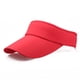 thumbnail image 4 of Gorra de tenis con visera ajustable de verano para hombre y mujer, unisex, sin tapa, para deportes al aire libre, playa, vacaciones, senderismo, golf (roja), 4 of 7