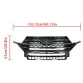 thumbnail image 5 of labwork Front Bumper Upper Grille Grill For Ford Explorer 2020/2021 Gloss Black W/Chrome, 5 of 7