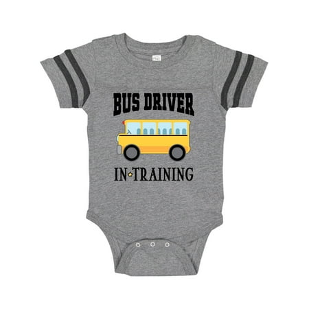

Inktastic Bus Driver in Training Outfit Gift Baby Boy or Baby Girl Bodysuit