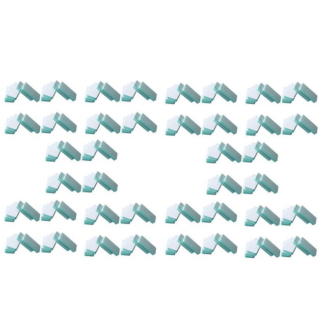 200Pcs 2 Formas Nail Art File Buffer Bloque de Pulido Brillo Liso Manicura Consejos Herramientas