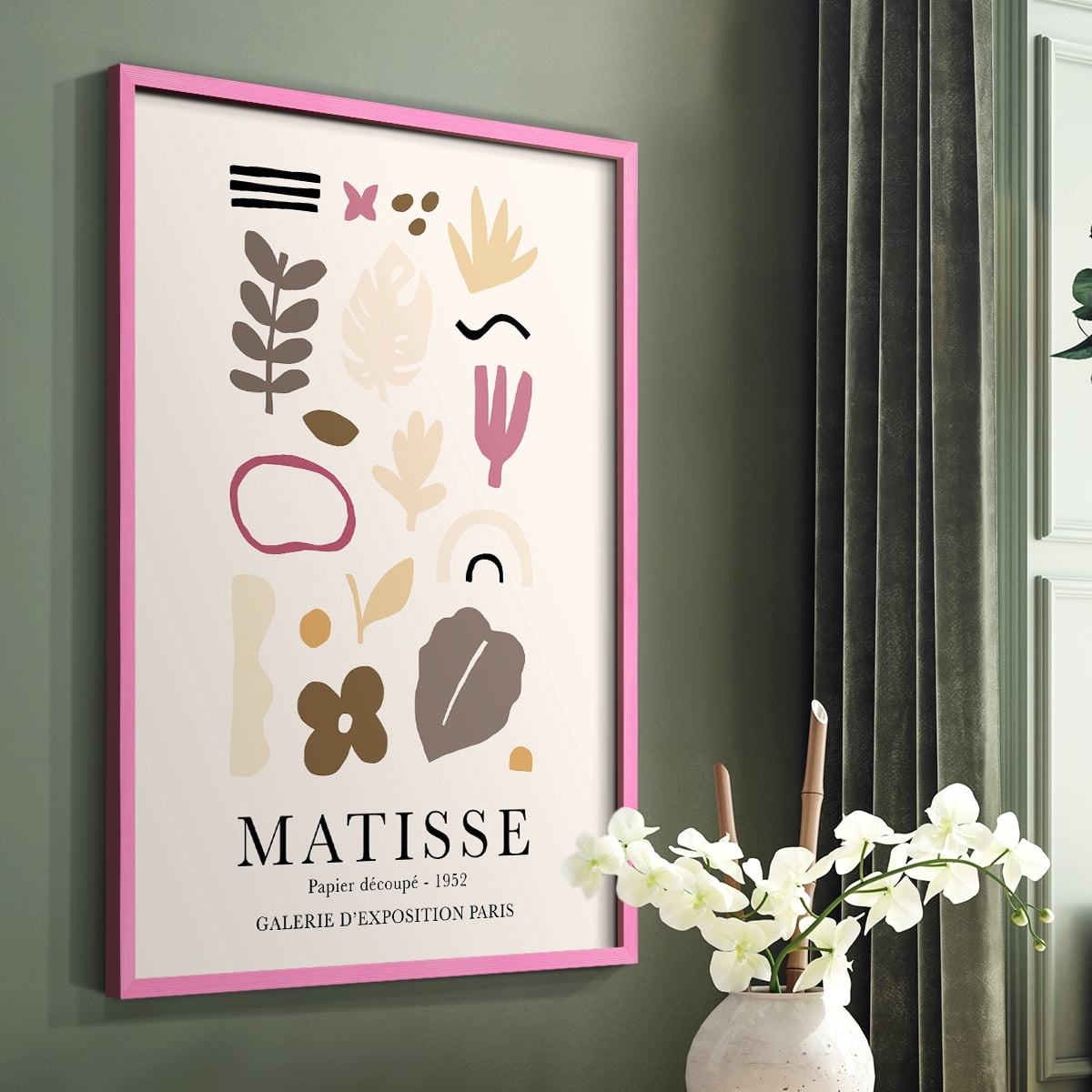 Matisse CCXXXIX in Solid Wood 8 x 10 Framed Print