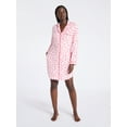 thumbnail image 3 of Joyspun Women's Dreamy Soft Collection Notch Collar Sleepshirt with Long Sleeves, Sizes S-4X, 3 of 5