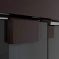 thumbnail image 6 of DreamLine Encore 44-48 in. W x 76 in. H Semi-Frameless Bypass Sliding Shower Door in Oil Rubbed Bronze and Gray Glass, 6 of 9