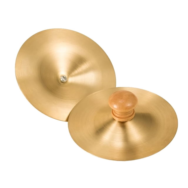 2 Unidades de Platillos de Cobre Profesionales de 3,5 Pulgadas para Percusión en Miniatura, Ideales para Danza del Vientre, Actuaciones en Directo e Instrumentos Musicales.