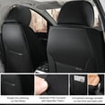 thumbnail image 6 of Fit for TOYOTA CAMRY 2026 Car Seat Cover, Leather Two-piece set With Lumbar Support Non-slip, Black and Red Edges Car Seat Covers, Airbag-Compatible, 6 of 8