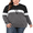 Black, variant on JuneFish Women's Plus Size Long Sleeve Sweatshirts Color Block Hoodies Pullover with Pocket