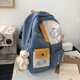 thumbnail image 2 of Bolsa Moda mujer dibujos animados gato impresión mochila estudiante escuela mochilas (azul) Likrtyny Para Estrenar, 2 of 9