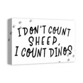 thumbnail image 2 of Creative Products I Don't Count Sheep I Count Dinos 12x18 Canvas Wall Art, 2 of 5
