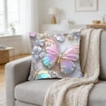 thumbnail image 5 of Wooowa Spring Butterfly Pattern Pillowcase Soft Throw Pillow Cover for Sofa Chair Spring Home Bedroom Decor, 5 of 6
