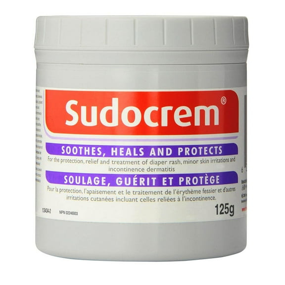 Sudocrem® Diaper Rash Cream - 125 Gram Tub - Diaper Rash | Minor Skin Irritations | Incontinence Dermatitis Cream | All Ages