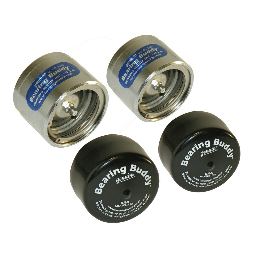 Bearing Buddy Chrome Bearing Protectors (2.328" Diameter) With Bras