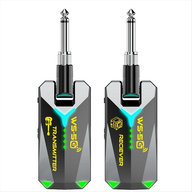 Transmisor y Receptor de Sonido Inalámbrico para Guitarra de 5,8 GHz. Transmisor y Receptor de Sonido para Guitarra Eléctrica, Violín e Instrumentos.