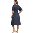 thumbnail image 2 of Ekouaer Cover Up for Women Swimwear Sexy Open Front Kimono Bathing Suit Cover Up Slim Fit Swimsuit, 2 of 6