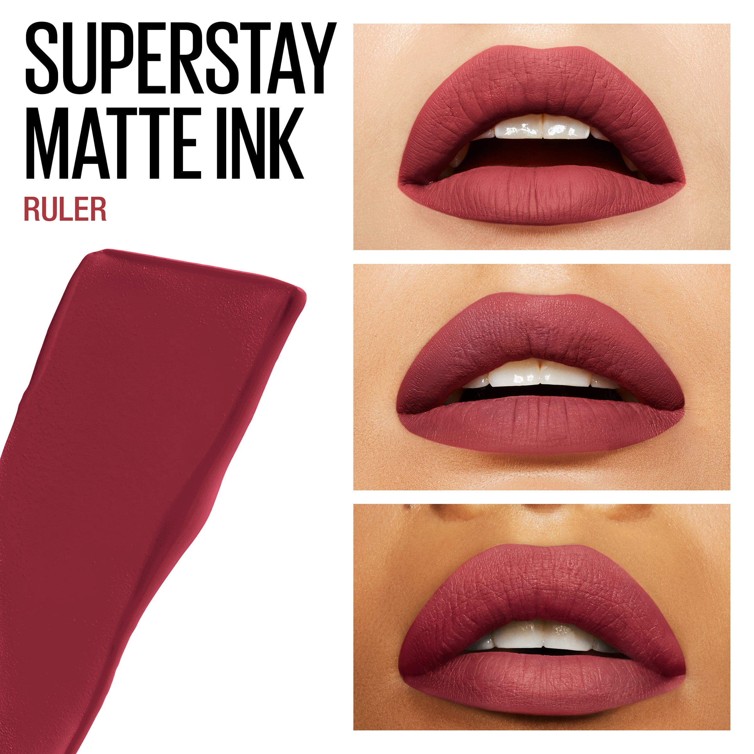 Maybelline Super Ruler Un Matte Lipstick, Liquid Ink Stay nude