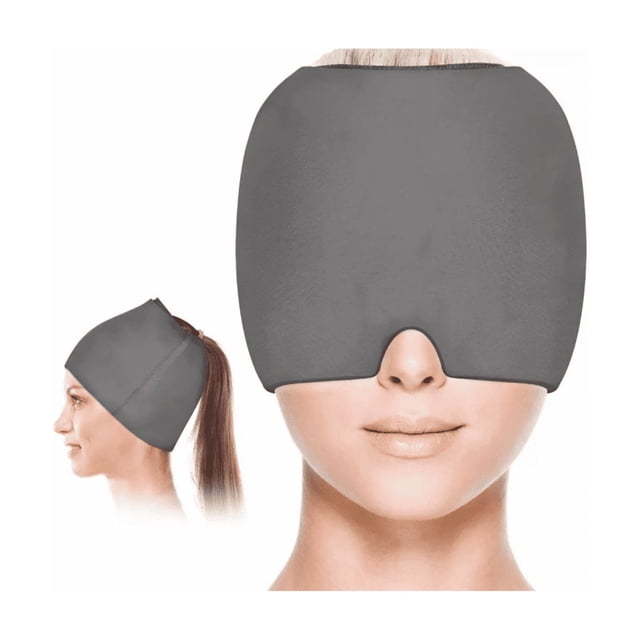 Gorro de gel BELUG para aliviar la migraña compresión para migraña