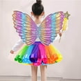 thumbnail image 1 of Disfraz de mariposa para niñas, disfraz de princesa de hadas, para niños, ropa de varita, para niños para , Halloween, , A-, 1 of 8