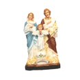 thumbnail image 2 of Estatuilla de la Sagrada Familia, estatuilla de estatua de resina, estatuas de pie de Jesús, escultura católica para regalos religiosos de coche de, 2 of 9