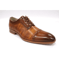 thumbnail image 2 of Men's Antonio Cerrelli Tan Faux Lizard Print Lace Dress Shoes 6980, 2 of 6