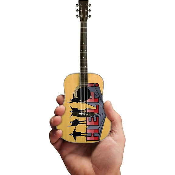 Beatles Fab Four - Help! AXE Miniature Guitar Replica - Officially Licensed Collectible (FF-003)