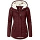thumbnail image 1 of Abrigo de invierno impermeable y cálido con capucha y forro polar grueso de algodón para mujer - Yujia, 1 of 4