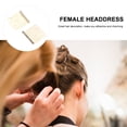 thumbnail image 4 of MasteelfCA 2Pcs Alloy Women Hair Combs Rhinestone Pearl Hair Clips All-match Headdress, 4 of 8