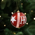 thumbnail image 3 of JLFNYA Mini Christmas Ornaments Clearance,Christmas Balls Ornament,Christmas Ball Christmas Tree Decoration Pendant Christmas Dress Up Hanging Ball Scene Arrangement Hanging Ball, 3 of 5